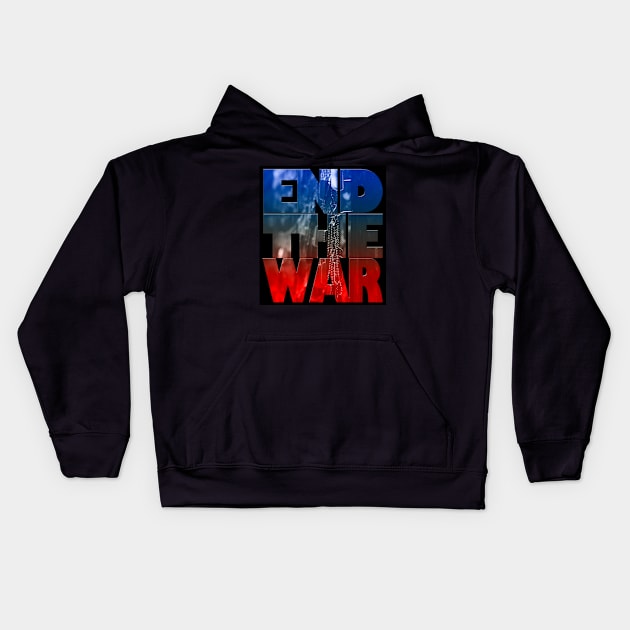 end the war Kids Hoodie by likbatonboot